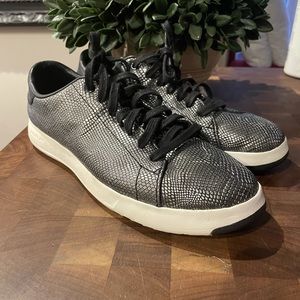 Cole Haan “snakeskin” sneakers. Size 8.5